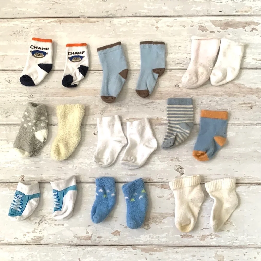 BabyGap 0-6m Baby Boy Socks Bundle Gap Kids Accessories 9 Pair Lot